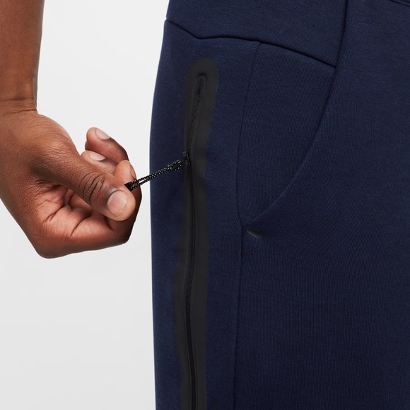 NIKE FLEECE JOGGERS SLIM FIT BLUE - XXL - Picture 4 of 10